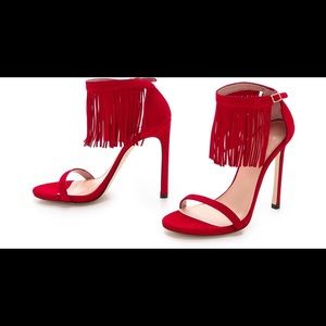 Stuart Weitzman fringe sandals